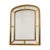 Beautiful gold-tone Hollywood Regency arched mirror by Deknudt (Belgium), dating from the second half of the 20th century;...