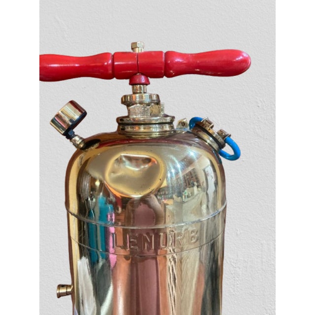 Rustic Early 20th Century Lenurb Cast Bronze Fumigator, 1910 For Sale - Image 3 of 4