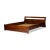 Contemporary Zaurak Contemporary Rosewood Finish Bed From Boston Mills (Queen) For Sale - Image 3 of 7