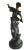 Emile Bruchon Spelter "L'Orage" Sculpture on Marble Base - Signed - For Sale In Chicago - Image 6 of 12