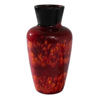 1960s German "W. Germany" Ceramic Vase For Sale