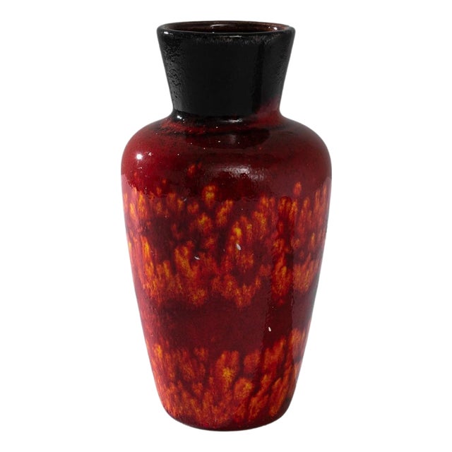 1960s German "W. Germany" Ceramic Vase For Sale