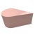 Glass 1980s Blush Pink Teardrop Laminate Table For Sale - Image 7 of 7