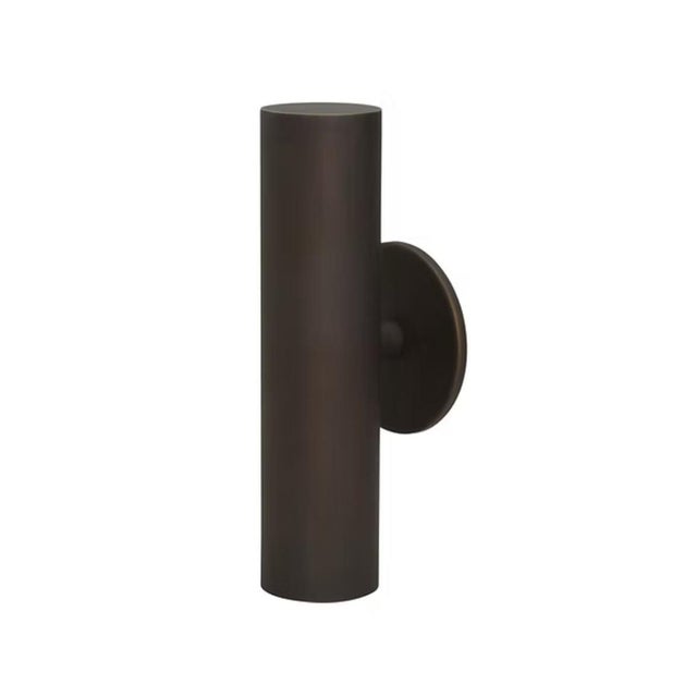 Mid-Century Modern Pair of Crescent Led Wall Sconces in Matte Bronze For Sale - Image 3 of 3