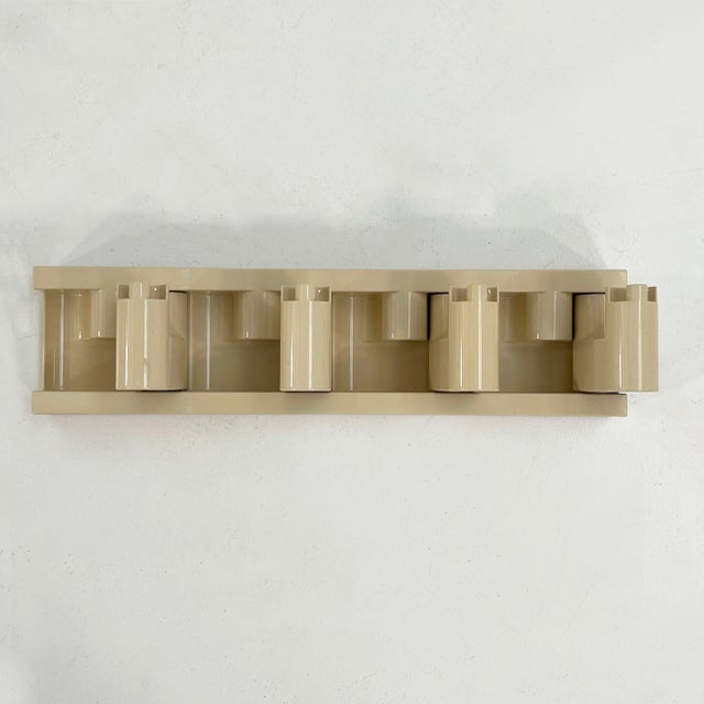 Mid-Century Modern Vintage Coat Rack by Benanti & Brunori for Velca Legnano, 1970s For Sale - Image 3 of 8