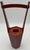 Brown Japanese Hida Shunkei Lacquered Ikebana Vase Stand With Insert For Sale - Image 8 of 9