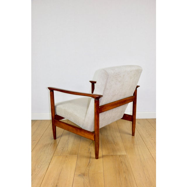 1970s GFM-142 Beige Armchair from Edmund Homa, 1970s For Sale - Image 5 of 11