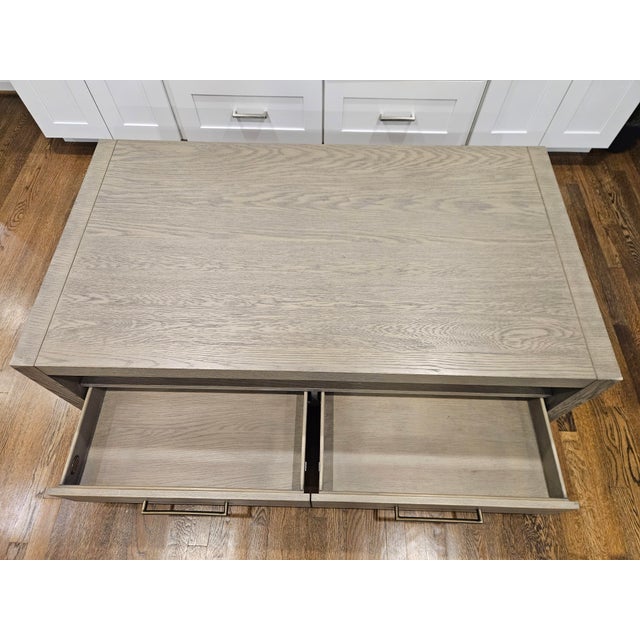 Arhaus Arhaus Bodhi Coffee Table in Salvaged Gray For Sale - Image 4 of 17