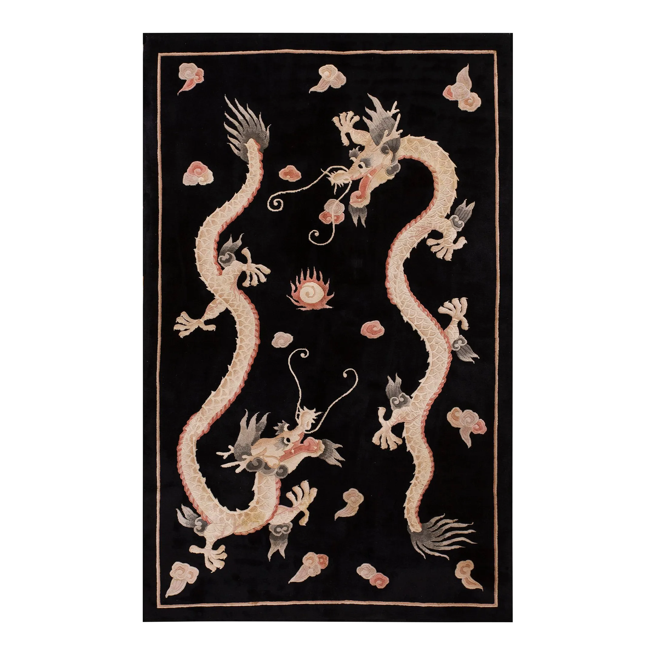 G-DRAGON Übermensch RUG Vintage 1980s Chinese Dragon Rug ( 5' X 8' - 152 X 243 Cm