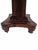 Antique American Empire Revival Figured Walnut Pedestal Game Table on Casters A handsome American Empire Revival game...