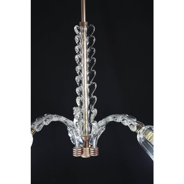 Charming Art Decò Chandelier by Barovier E Toso, 1940s For Sale - Image 16 of 16
