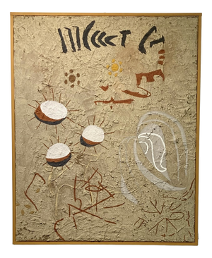Philippe Seguin, Santa Cristina Fragment, 2007, Earth on Canvas