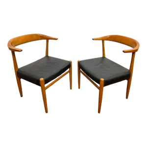 C. 1960s Arm Chairs by Folke Ohllson for Dux, Sweden ,A Pair