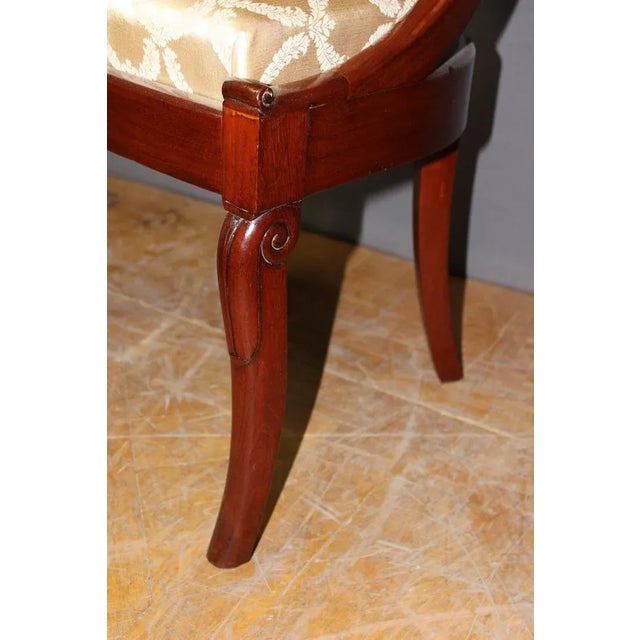 Traditional Gondola Chairs in Mahogany, 19th Century, Set of 4 For Sale - Image 3 of 12