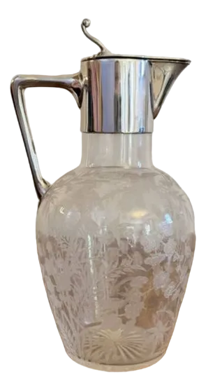 Antique Victorian Silver Plated Claret Jug, 1880