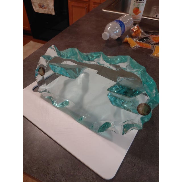 Green Original Glass Art by Laurel Fyfe For Sale - Image 8 of 12