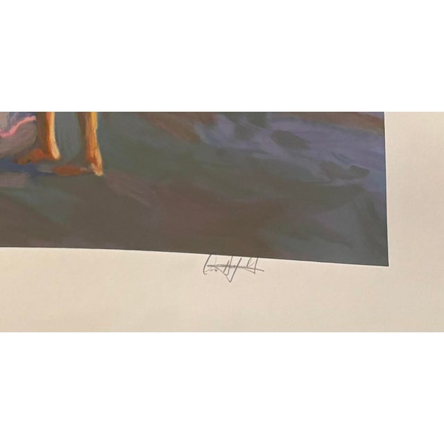 Sky Blue 1980s Original painting by Don Hatfield, titled Peaceful Days For Sale - Image 8 of 9