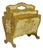 Vintage Italian Florentine Gold Giltwood Hollywood Regency Magazine Rack Stand For Sale