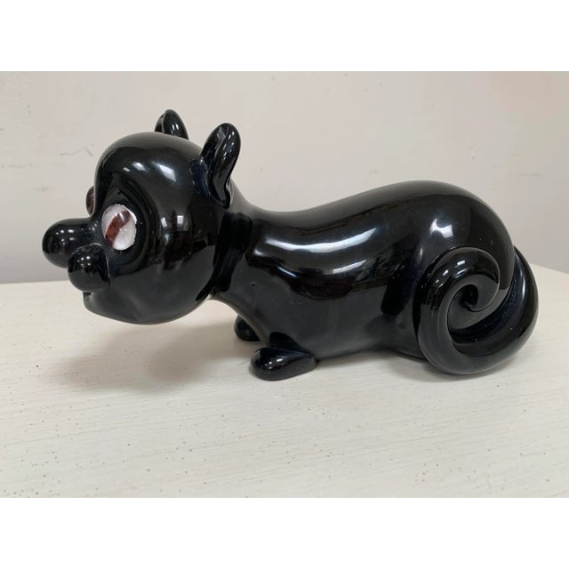 Vintage Murano by Seguso Art Glass Black Cat For Sale In Phoenix - Image 6 of 6
