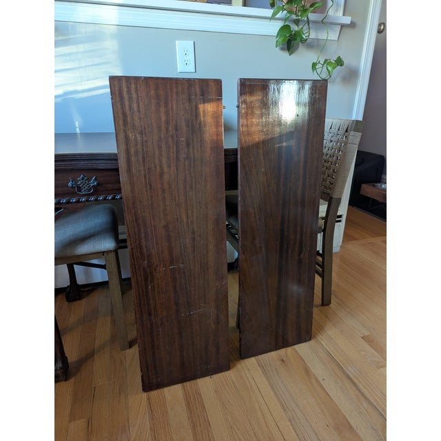 Wood 4-in-1 Antique Chippendale Mahogany Extension Table (Desk to Dining) For Sale - Image 7 of 10