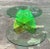 Green Longo Circular Acrylic Coffee Table For Sale - Image 4 of 6