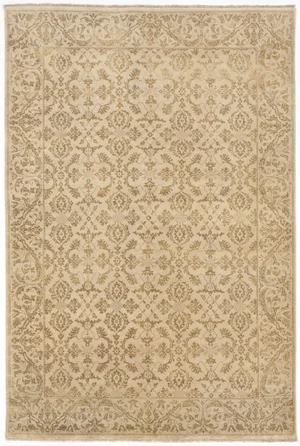 Hand-Knotted Indian Rug - 6' x 8'10"