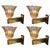 Mid-Century Murano Glass Wall Lamps in the style of Ercole Barovier, Italy, 1990s, Set of 4 For Sale - Image 11 of 11