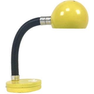 Yellow Table Lamp by Egon Hiilebrand for Nettelhoff Leuchten Menden, 1960s For Sale