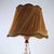 Vintage Table Lamp with Ceramic Base and Fabric Lampshade For Sale - Image 3 of 6