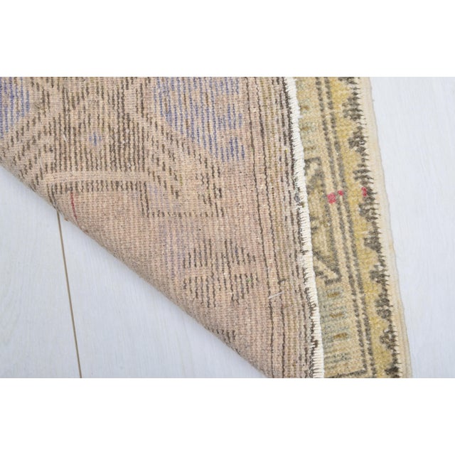 Mid 20th Century Little Anatolian Wool Rug For Sale - Image 4 of 5