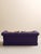 1980s The Vintage Deep Plum Linen Down-Filled Loveseat For Sale - Image 5 of 10