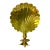 1970s Vintage Hollywood Regency Neoclassical Coastal Brass Shell Wall Candle Holder Sconce. For Sale
