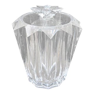 1980s Mid-Century Modern Acrylic Ice Bucket For Sale