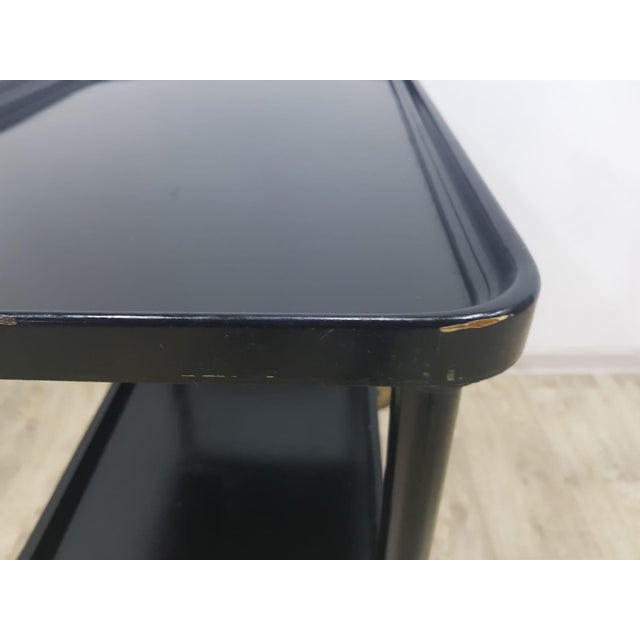 Black Historic Black Mobile Bar, 1930s For Sale - Image 8 of 13