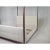 Modern Canopy Bed With Copper Finish and Chenille Fabric- Cal King For Sale - Image 4 of 6