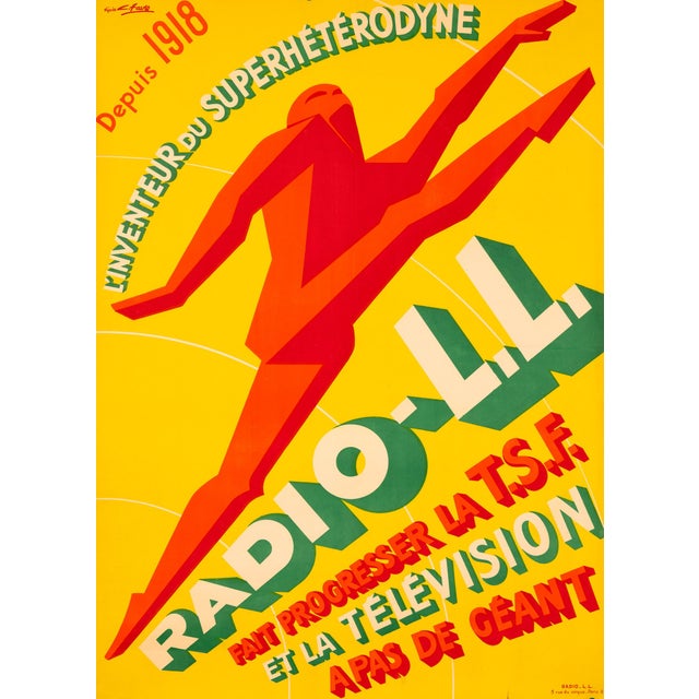 Radio – L.L. (Lucien Levy) – Art Deco Poster by G. Favre, 1930 $ 425 Radio – L.L. (Lucien Levy) – Art Deco Poster by G....