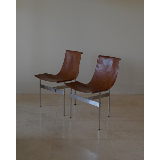 Mid-Century Modern 1950s Katavalos, Littell, and Kelly - T-Chairs by Laverne International Usa For Sale - Image 3 of 8