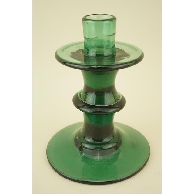 Mid-Century Modern Vintage Glassworks Candleholder by Enrico Taddei, 1940s For Sale - Image 3 of 18