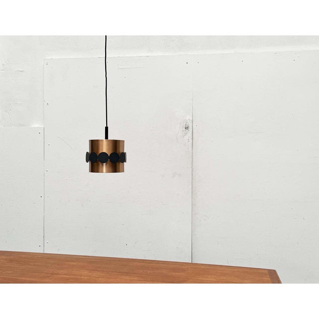 Mid-Century Modern German Copper Pendant Lamp from Doria, 1960s For Sale - Image 15 of 18