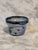 Vintage Tonala boho style pottery planter in cool blue tones. Signed on the bottom. No chips. 3x2x2".