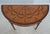 French Inlaid Mixed Wood Demilune Adams Style Table For Sale - Image 3 of 12
