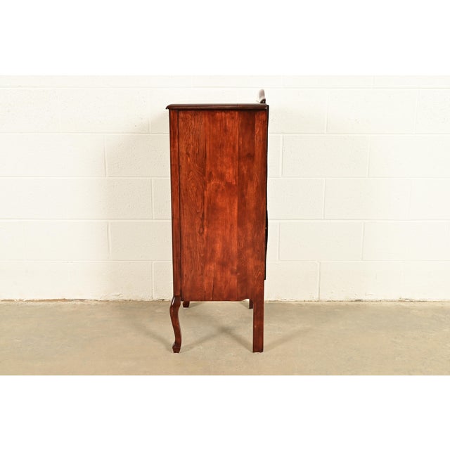 Antique Victorian Carved Mahogany Music Cabinet or Bar Cabinet, Circa 1900 For Sale - Image 12 of 14