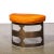 Mid-Century Modern Pair Mid-Century Modernist Oil Rubbed Bronze & Leather Demilune Stools for Wyeth For Sale - Image 3 of 8