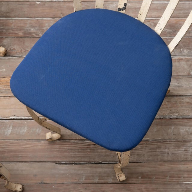 Metal Scrolled Wrought Iron Chairs - Set of 4 For Sale - Image 7 of 8