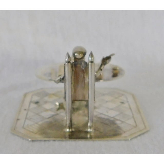 Antique Early 20th Century Sterling Silver Miniature Art Sculpture Dollhouse Figurine For Sale In West Palm - Image 6 of 9