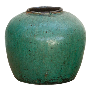 Tidal Moss Asian Ceramic Pot