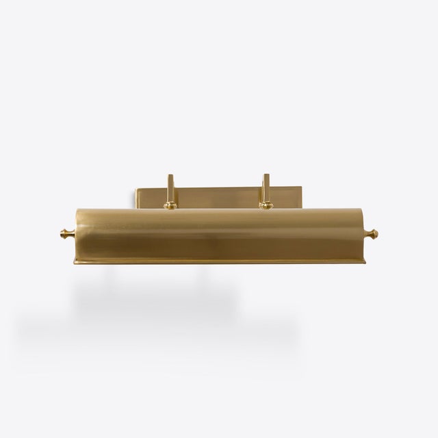 Mid-Century Modern Brass Putney Picture Light from Pure White Lines For Sale - Image 3 of 8
