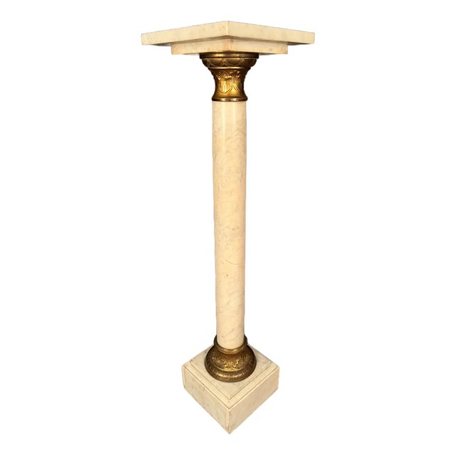 Pedestal / Column With Bronze Mounts, Circa 1870 For Sale