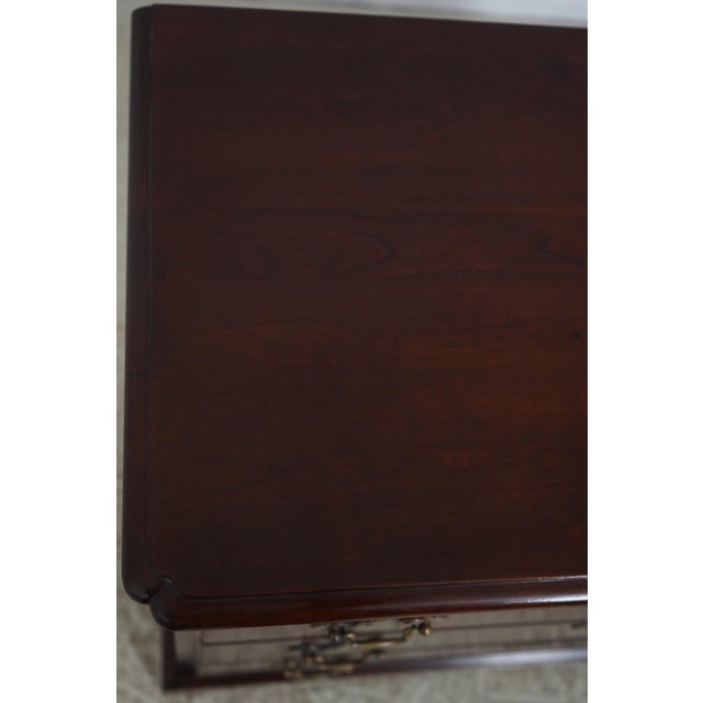 Statton Old Towne Cherry Pull Out Bachelor Chest For Sale - Image 14 of 18
