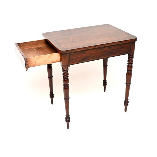 Antique Georgian Side Table, 1820 For Sale - Image 4 of 11